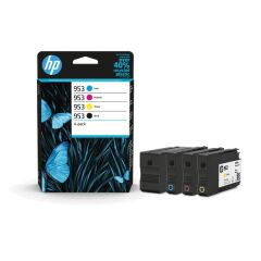 1 Full Set of HP 953 Ink Cartridges  54ml of Ink (4 Pack) Image