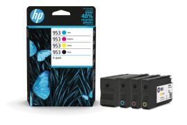1 Full Set of HP 953 Ink Cartridges  54ml of Ink (4 Pack)