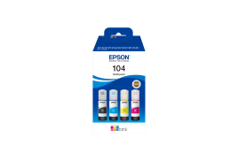 Epson C13T00P640 (104) Ink cartridge multi pack, 1x4500pg + 3x7500pg, 65ml, Pack qty 4