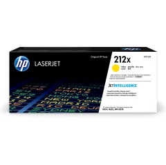 W2122X | HP 212X Yellow Toner, prints up to 10,000 pages Image
