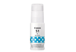 4546C001 | Original Canon GI-51C Cyan ink, contains 70ml of ink, prints up to 7,700 pages