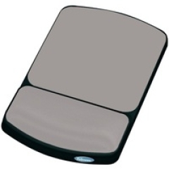 Fellowes Height Adjustable Premium Gel Mouse Pad and Wrist Rest Graphite 9374001 Image