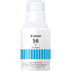 4430C001 | Original Canon GI-56C Cyan ink, contains 135ml of ink, prints up to 12,000 pages Image