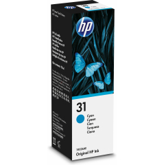 HP 1VU26AE|31 Ink cartridge cyan, 8K pages 70ml for HP Smart Tank Wireless 455 Image
