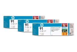 HP C9482A/91 Ink cartridge photo gray 775ml Pack=3 for HP DesignJet Z 6100