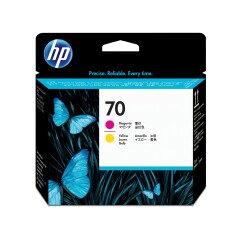 HP 70 Magenta and Yellow DesignJet Printhead Image