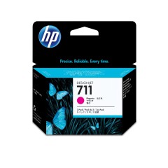 HP 711 Magenta Standard Capacity Ink Cartridge 3x 29 ml Multipack - CZ135A Image