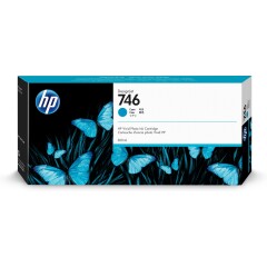 P2V80A | Original HP 746 Cyan Ink,  300ml, for HP DesignJet Z 9+ Image