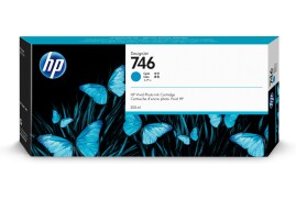 P2V80A | Original HP 746 Cyan Ink,  300ml, for HP DesignJet Z 9+