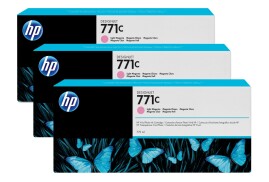 HP B6Y35A/771C Ink cartridge bright magenta 775ml Pack=3 for HP DesignJet Z 6200