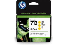 HP 3ED79A/712 Ink cartridge yellow multi pack 29ml Pack=3 for HP DesignJet T 200