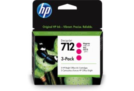 HP 3ED78A/712 Ink cartridge magenta multi pack 29ml Pack=3 for HP DesignJet T 200