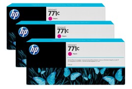 HP B6Y33A/771C Ink cartridge magenta 775ml Pack=3 for HP DesignJet Z 6200