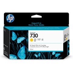 HP P2V64A|730 Ink cartridge yellow 130ml for HP DesignJet T 1700 Image