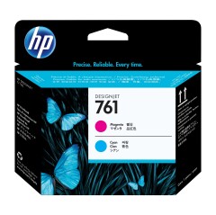 HP 761 Magenta/Cyan DesignJet Printhead Image