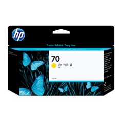C9454A | Original HP 70 Yellow Ink,  130ml, for HP DesignJet Z 3100/3200 Image
