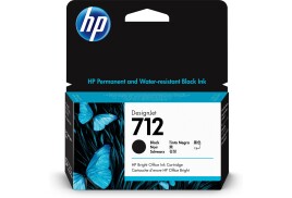 HP 3ED70A|712 Ink cartridge black 38ml for HP DesignJet T 200