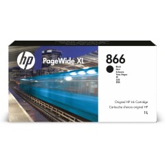 3ED94A | Original HP 866 Black Ink, 1000ml (1 Litre), PageWide XL Image