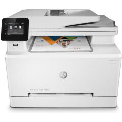HP Color LaserJet Pro MFP M283fdw, Print, Copy, Scan, Fax, Front-facing USB printing; Scan to email; Two-sided printing; 50-sheet uncurled ADF Image