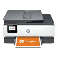 HP OfficeJet Pro HP 8022e All-in-One Printer, Color, Printer for Home, Print, copy, scan, fax, HP+; HP Instant Ink eligible; Automatic document feeder; Two-sided printing Image