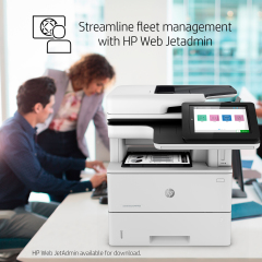 HP LaserJet Enterprise MFP M528f, Print, copy, scan, fax, Front-facing USB printing; Scan to email; Two-sided printing; Two-sided scanning Image