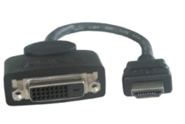Lindy HDMI/DVI-D adapt.cable 0,2mM/F