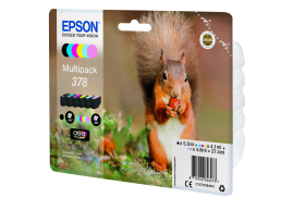 Epson C13T37884020|378 Ink cartridge multi pack Bk,C,M,Y,LC,LM Blister Radio Frequency 5,5ml 3x4,1ml