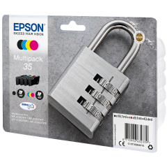 Epson C13T35864020/35 Ink cartridge multi pack Bk,C,M,Y Blister Acustic Magnetic 16,1ml + 3x9,1ml Pa Image