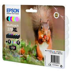 Epson C13T37984020/378XL Ink cartridge multi pack Bk,C,M,Y,LC,LM high-capacity Blister Radio Frequen Image