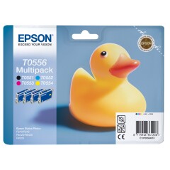 Epson C13T05564020 (T0556) Ink cartridge multi pack, 290 pages, 4x8ml, Pack qty 4 Image
