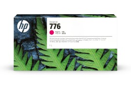 1XB07A | Original HP 776 Magenta Ink, 1000ml (1 Litre), for HP Designjet Z9 Plus Pro