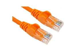 Cables Direct 0.5m Economy Gigabit Networking Cable - Orange