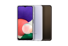 Samsung EF-QA226TTEGEU mobile phone case 16.3 cm (6.4") Cover Transparent