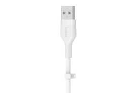 Belkin Cbl Scicone USB-A LTG 2M blc USB cable USB A USB C/Lightning White
