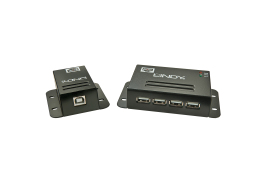 Lindy USB 2.0 Cat.5 Extender 50m, Power over RJ45