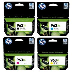 1 Full Set of Original HP 963XL Ink Cartridges 117ml of Ink (4 Pack) Image