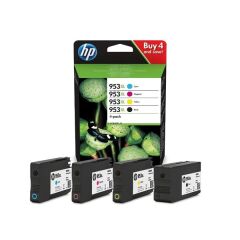 1 Full set of HP 953XL Ink Cartridges 103ml of Ink (4 Pack) Image