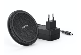 Anker PowerWave II Pad Smartphone Black, Grey AC Wireless charging Indoor
