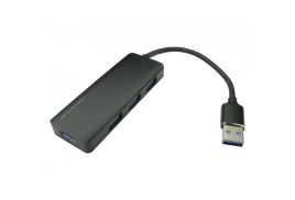 Cables Direct NLUSB3-422 interface hub USB 3.2 Gen 1 (3.1 Gen 1) Type-C 5000 Mbit/s Grey