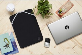 HP 14" Neoprene Reversible Sleeve notebook case 35.6 cm (14") Sleeve case Black, Silver