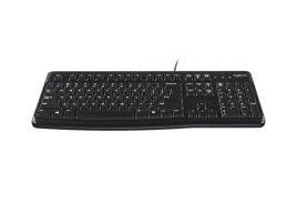 Logitech K120 Corded keyboard USB QWERTY English Black