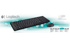 Logitech Wireless Combo MK220 keyboard RF Wireless QWERTY English Black