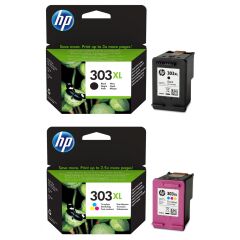 Original HP 303XL Multipack (1 x HP 303XL Black & 1 x 303XL Colour) Image