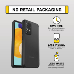 OtterBox React Series for Samsung Galaxy A52/A52 5G, transparent/black - No retail packaging Image