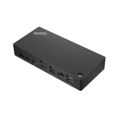 Lenovo 40AY0090EU notebook dock/port replicator Wired USB 3.2 Gen 1 (3.1 Gen 1) Type-C Black Image