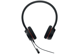 Jabra Evolve 20 UC Stereo Headset Wired Head-band Office/Call center USB Type-A Black