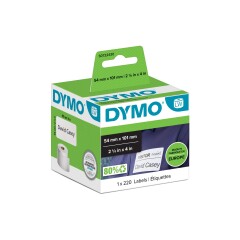 Dymo LabelWriter Shipping Label or Name Badge 54x101mm 220 Labels Per Roll White Image