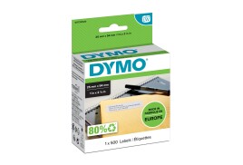Dymo LabelWriter Return Address International Label 25x54mm 500 Labels Per Roll White