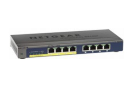 NETGEAR GS108PP Unmanaged Gigabit Ethernet (10/100/1000) Power over Ethernet (PoE) Black