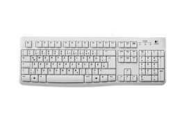 Logitech K120 for Business keyboard USB QWERTZ German White
